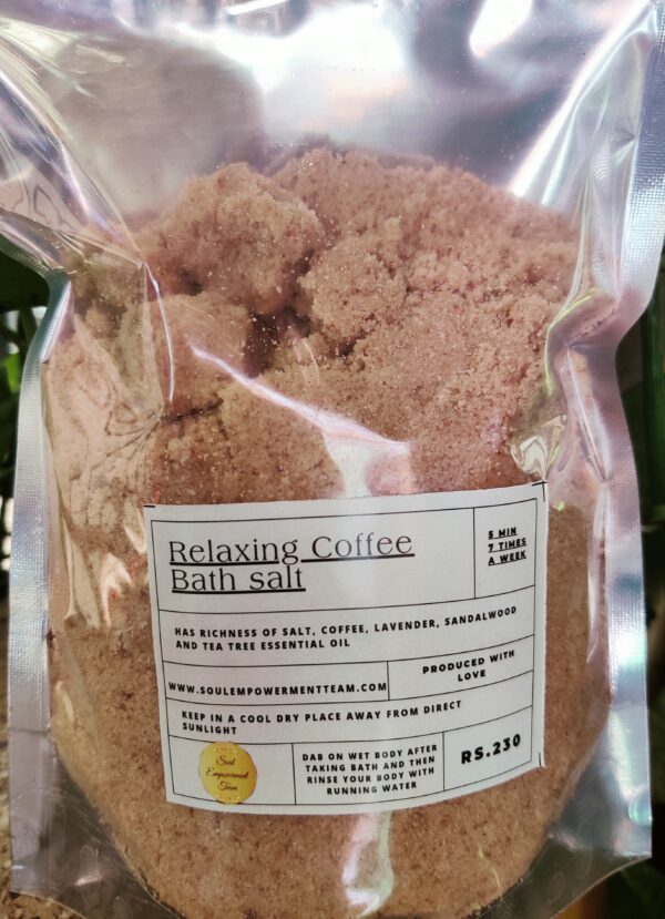 Relaxing Coffee Bathing Salt - 350gms